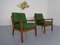 Vintage Teak Senator Lounge Chairs by Ole Wanscher for Cado, Set of 2, Image 4