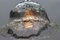 Lampada a sospensione a forma di campana in vetro di Murano e metallo cromato, Immagine 6