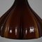 Brown Glass Hanging Lamp, 1970s, Image 7