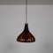 Brown Glass Hanging Lamp, 1970s 1