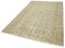 Beige Turkish Vintage Area Rug 3