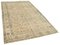 Beige Turkish Vintage Area Rug 2