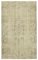 Beige Turkish Vintage Area Rug, Image 1