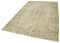 Beige Turkish Vintage Area Rug, Image 3