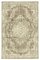 Beige Turkish Vintage Area Rug, Image 1