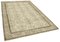 Beige Turkish Vintage Area Rug 2