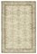 Tapis Beige Vintage, Turquie 1