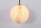 Lampe à Suspension Globe en Opaline Marbrée 5