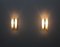 Doppelglasröhren Wandlampen von Doria, 2er Set 7