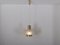 Brass & Glass Suspension Lamp by J. T. Kalmar 7