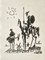 Don Quichotte, Pablo Picasso, Fotolitografia, 1955, Immagine 1