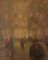 Lampes de Ville, Milieu du 20ème Siècle, Pastel à l'Huile Impressionniste de la Ville d'Hiver, Mason, 1945 1