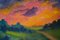 Sunset in the Country, inizio XX secolo, opera impressionista, Michael Quirke, 2000, Immagine 3