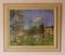Country Celebration, Mid 20th Century, Impressionist Oil Piece of Manor House, 1950 2