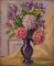 Still Life Flowers, principios del siglo XX, óleo sobre lienzo de EC Fisher Clay, años 30, Imagen 1