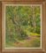 Paesaggio primaverile in legno, metà XX secolo, olio di Dorothy King, 1965, Immagine 2