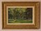 Summer Park 2, Mid 20th-Century, Impressionist Landscape Oil by Rickards, 1960s 2