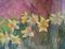 Arbre en Fleurs de Pommier et Pissenlits, Huile de Paysage Impressionniste, 1950s 4