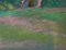 Foresta, fine XX secolo, paesaggio pastello ad olio di William Innes, anni '60, Immagine 3