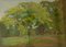 Foresta, fine XX secolo, paesaggio pastello ad olio di William Innes, anni '60, Immagine 1