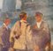 Wapping Group of Artists by the Thames, Mid 20th Century, Oil, Donald Blake, 1950, Image 5