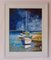 The Dingy Park, Impressionist Oil, Sailing Yachts, Frank Hill, 1970 2