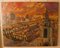 Sunset Over London, Late 20th-Century, Impressionist Acrylic Landscape, Quirke, 1995 2
