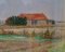 Paesaggio Cotswolds, metà XX secolo, olio di William Henry Innes, anni '60, Immagine 3