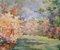 Jardins Floraux, Début du 20ème Siècle, Paysage à l'Aquarelle par Annie L Pressland, 1910s 2