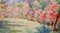 Giardini floreali, inizio XX secolo, paesaggio ad acquerello di Annie L Pressland, anni '10, Immagine 5