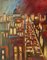 Early Morning City of London, Fin 20th-Century, Acrylique par Michael Quirke, 1995 1