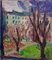 Central London, frühes 20. Jh., Impressionistisches Öl auf Leinwand von Gwen Collins, 1930er 1