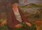 Figura con hiedra, finales del siglo XX, pieza al óleo figurativa de Duffy Ayers, años 90, Imagen 1