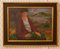 Figura con hiedra, finales del siglo XX, pieza al óleo figurativa de Duffy Ayers, años 90, Imagen 2