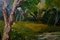 Woodland River, Mid-Century, Oil Landscape of Forest de Leonard Richmond, años 50, Imagen 4