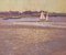 Licht auf dem Wasser, Impressionistisches Öl Pastell, William Henry Innes, 1950 1