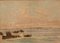 Paisaje marino de St Ives, pastel impresionista, William Henry Innes, 1960, Imagen 1