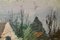 Englisches Bauernhaus, frühes 20. Jh., Impressionistisches Ölgemälde, Paul Earee, 1925 5