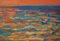 Sunset from Porthmeor Beach, St Ives, fine XX secolo, acrilico di Quirke, anni '90, Immagine 3