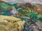 Provence Frankreich Landschaft, frühes 20. Jh., Impressionistisches Öl, Muriel Archer, 1935 1