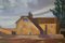 English Farmhouse, Impressionist Oil, William Henry Innes, 1950 3