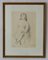 Pencil Sketch of Girl Posing, Early 20th-Century, Bruno Beran, 1930s 2