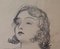 Pencil Sketch of Girl Posing, Early 20th-Century, Bruno Beran, 1930s 3