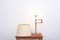 Lámpara de mesa de latón con brazo giratorio, Alemania, Imagen 7