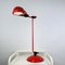 Lampe de Bureau IGLOO Mid-Century Rouge par Tommaso Cimini pour Lumina, Italie, 1980s 4