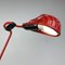 Mid-Century Red IGLOO Desk Lamp by Tommaso Cimini for Lumina, Italy, 1980s 3