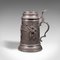 Antique Bavarian Beer Stein with Decorative Relief, Germany, 1920s 6