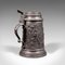 Antique Bavarian Beer Stein with Decorative Relief, Germany, 1920s 1