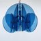 Lampada a sospensione Mid-Century blu di Fontana Arte, Italia, anni '60, Immagine 7