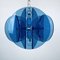 Mid-Century Blue Pendant Lamp from Fontana Arte, Italy, 1960s 1